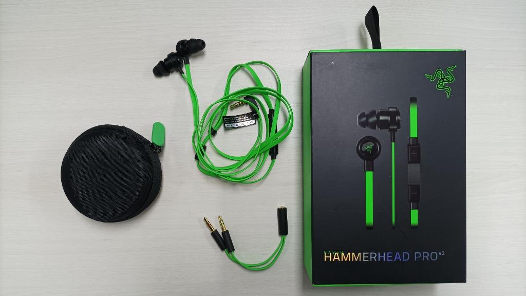 Razer Hammerhead Pro V2 Wired In Ear Gaming Earphones Headset Audio Earphones On Carousell
