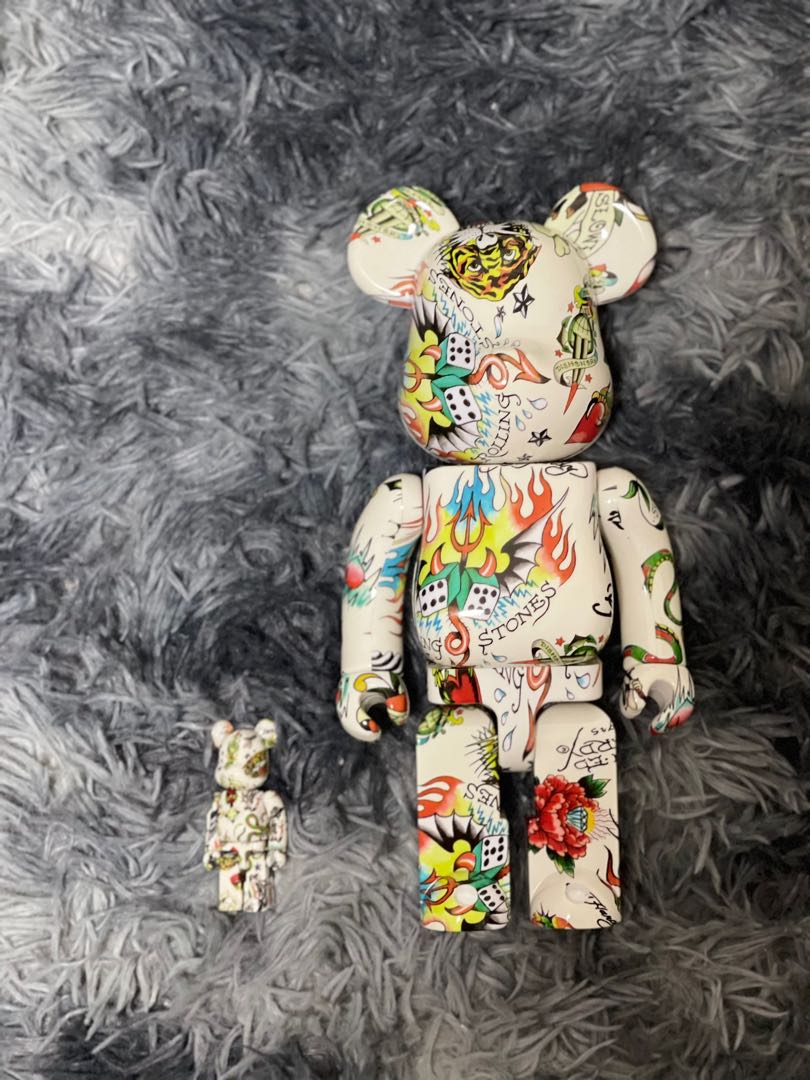 BE@RBRICK ベアブリック マカオ限定ED hardy 400% 100% - その他