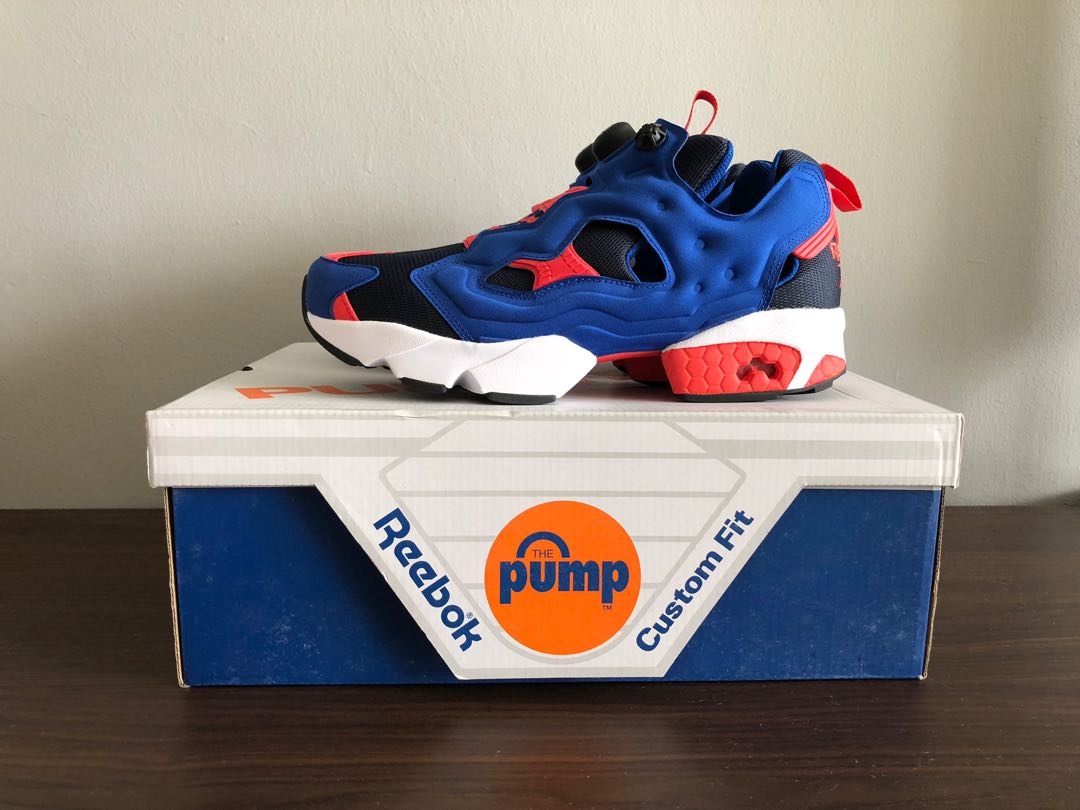 Reebok instapump store fury blue