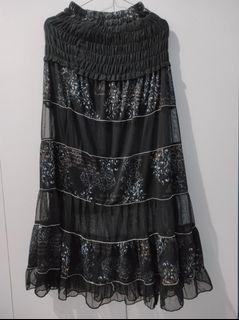 Rok Tutu Skirt Hitam Panjang #PilihPromo