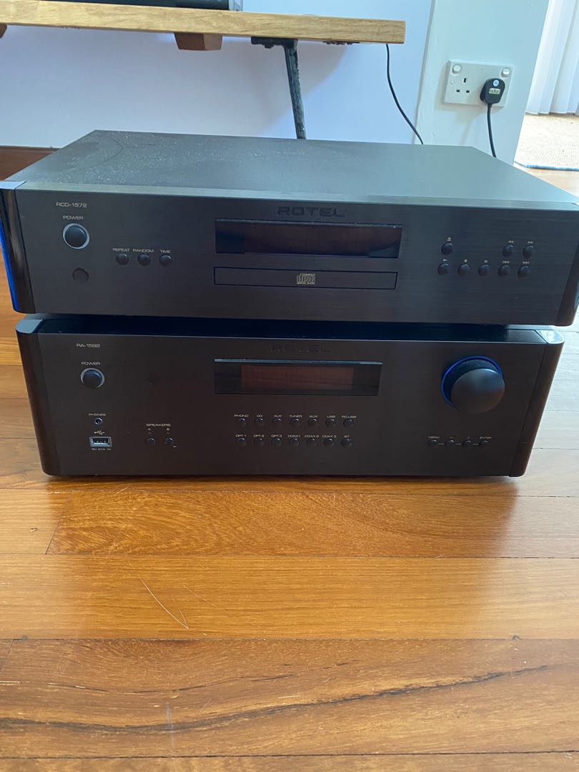 Rotel Integrated Amplifier and CD Player, Audio, Soundbars, Speakers ...