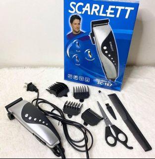 Scarlett Razor Electric Hair Trimmer Clipper Set (9 PCS) ALL IN