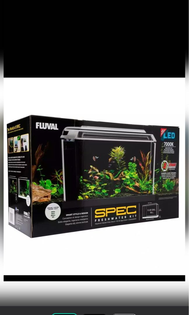 Selling Fluval spec 19L tank, Pet Supplies, Homes & Other Pet