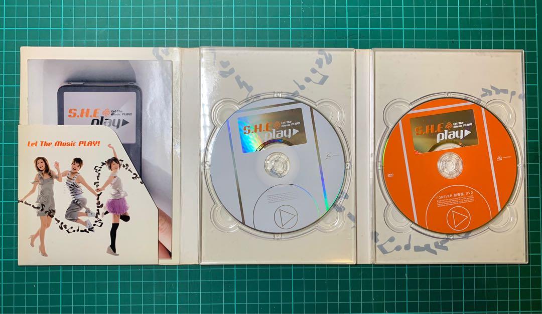 S.H.E / PLAY(CD+DVD豪華版) SHE專輯play專輯, 興趣及遊戲, 音樂, CD