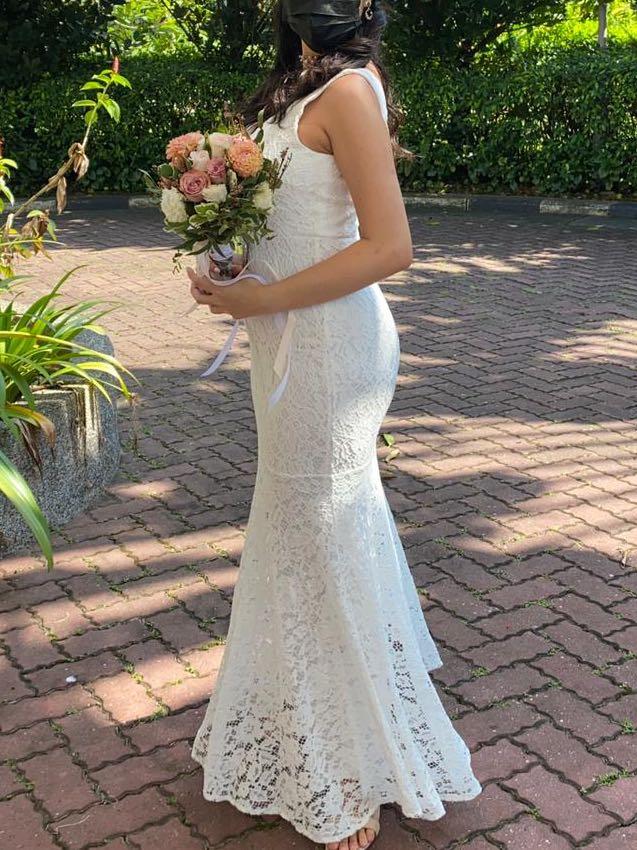 shein lace wedding dress Lace Weddings Dresses