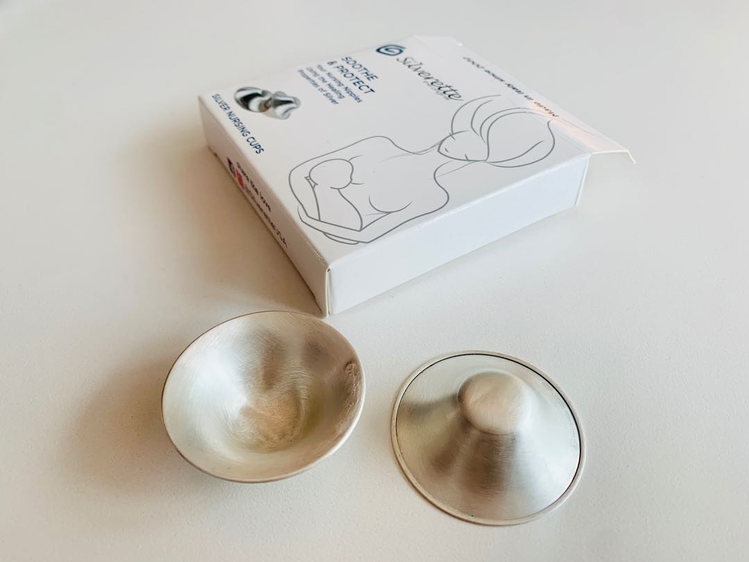 SILVERETTE The Original Silver Nursing Cups - Soothe and Protect Your  Nursing Nipples -Made in Italy (Regular + O-Feel)