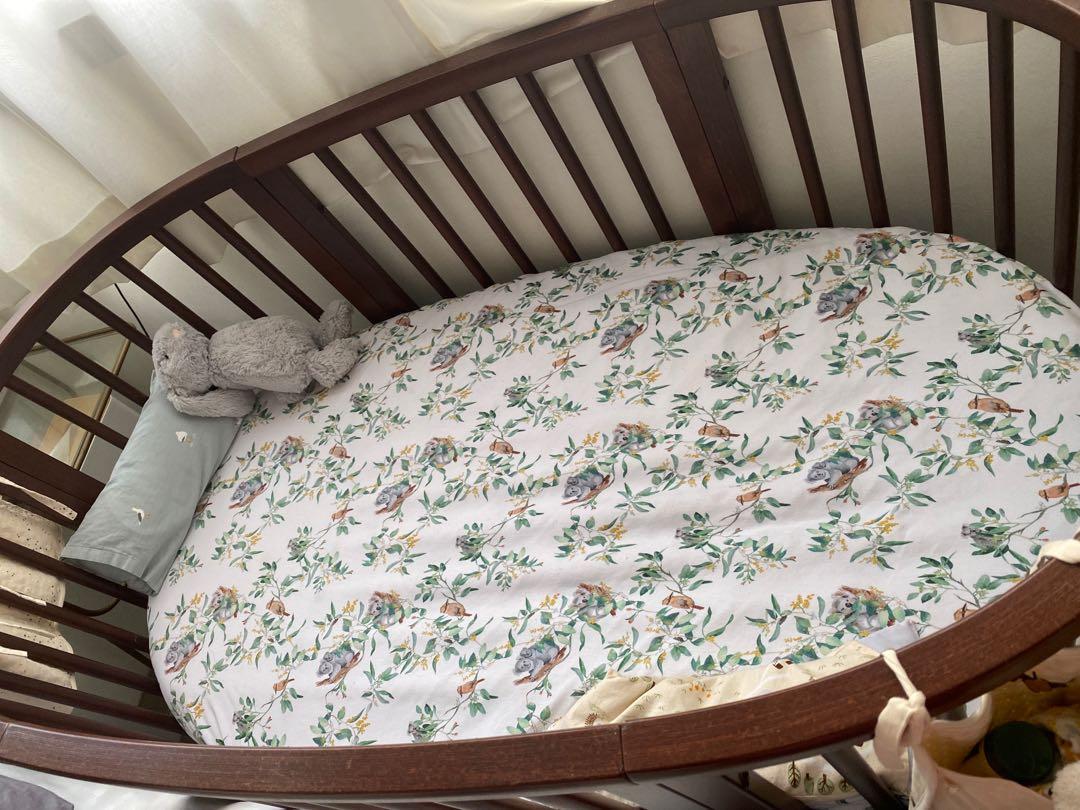 Stokke Sleepi cot in walnut, Babies & Kids, Baby Nursery & Kids