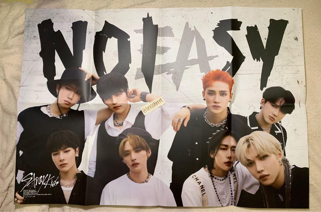 stray kids - no easy poster, Hobbies & Toys, Memorabilia & Collectibles,  K-Wave on Carousell