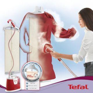 TEFAL INSTANT CONTROL GARMENT CLOTHES STEAMER WITH IRONING BOARD CLOTH STEAM SANITIZE