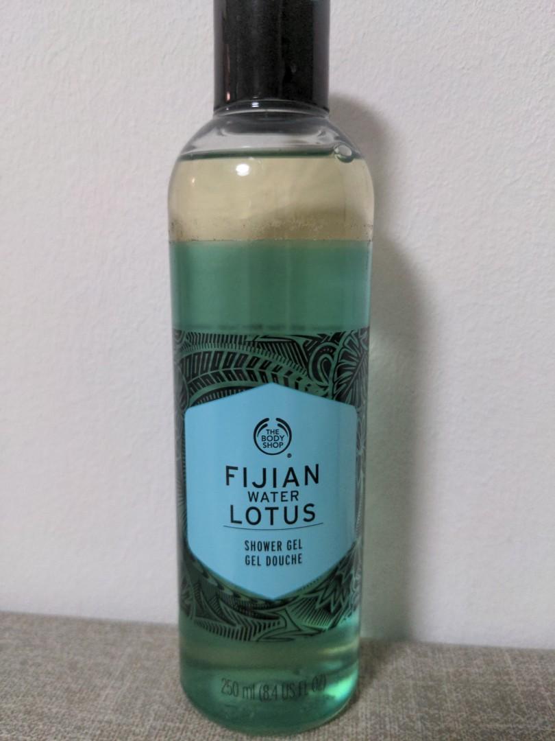 The body Shop Fijian water lotus shower gel Beauty & Personal Care, Bath & Body, Bath on Carousell