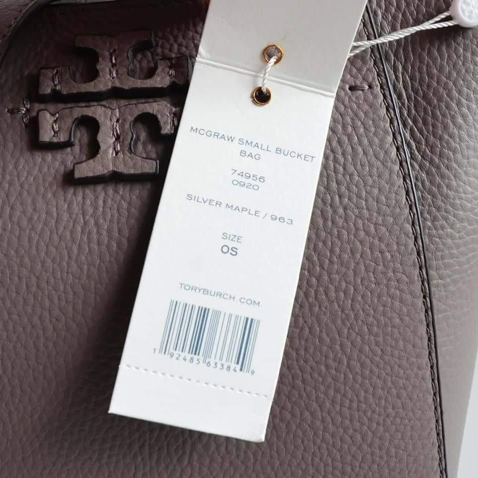 Tory Burch Mcgraw Small Bucket Bag - Brie