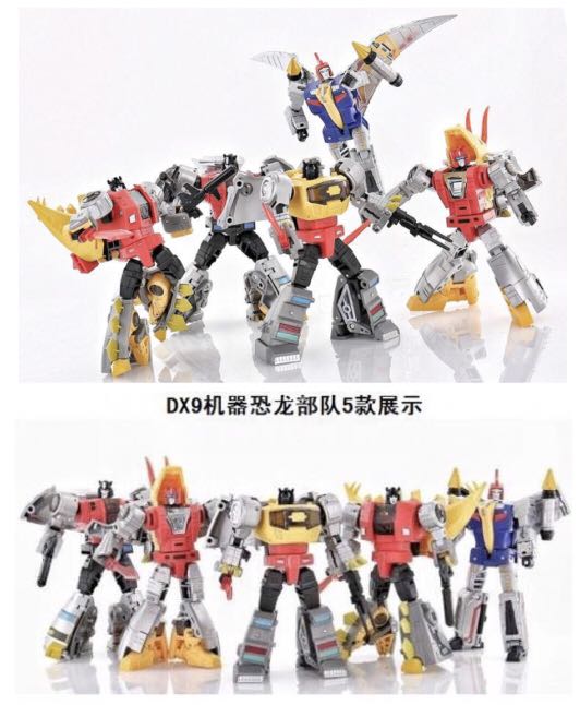 Transformers DX9 Toys War in Pocket Dinobots Set of 5 (X18 Bumper, X19 ...