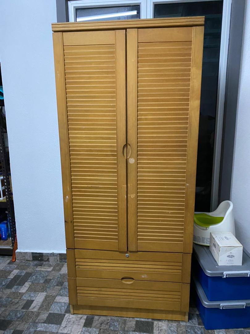 Used Wardrobe, Furniture & Home Living, Furniture, Shelves,