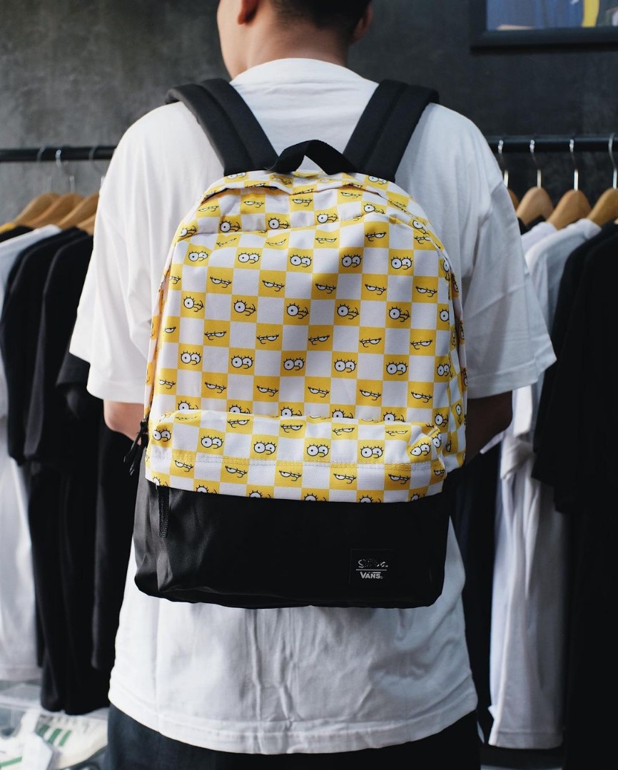 VANS X THE SIMPSONS BACKPACK Fesyen Wanita Tas Dompet di Carousell