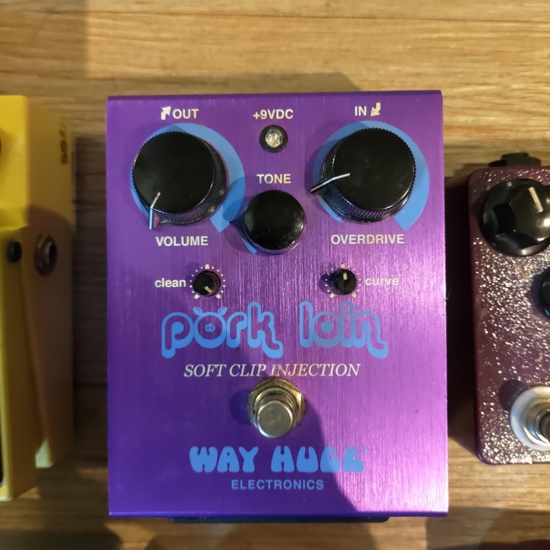 WAY HUGE Pork loin soft clip injection overdrive pedal, 興趣及遊戲