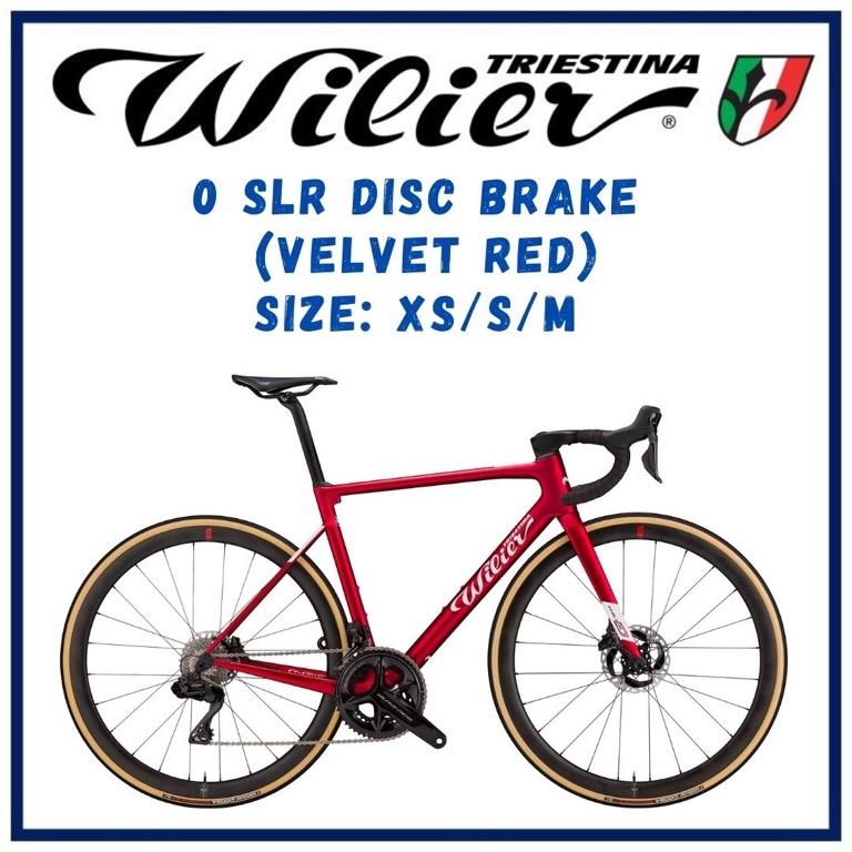 Wilier 0 SLR Disc Brake Frameset ONLY Velvet Red Size XS S M L Road Bike