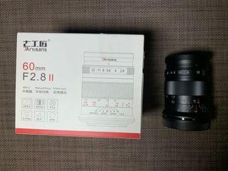 WTS 7 Artisans 60mm f2.8 ii marco