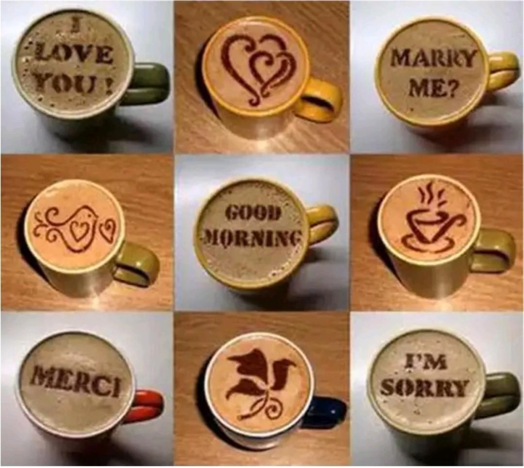 16pcs Pattern Kitchen Mold Coffee Art Plastic Stencils Foam ...