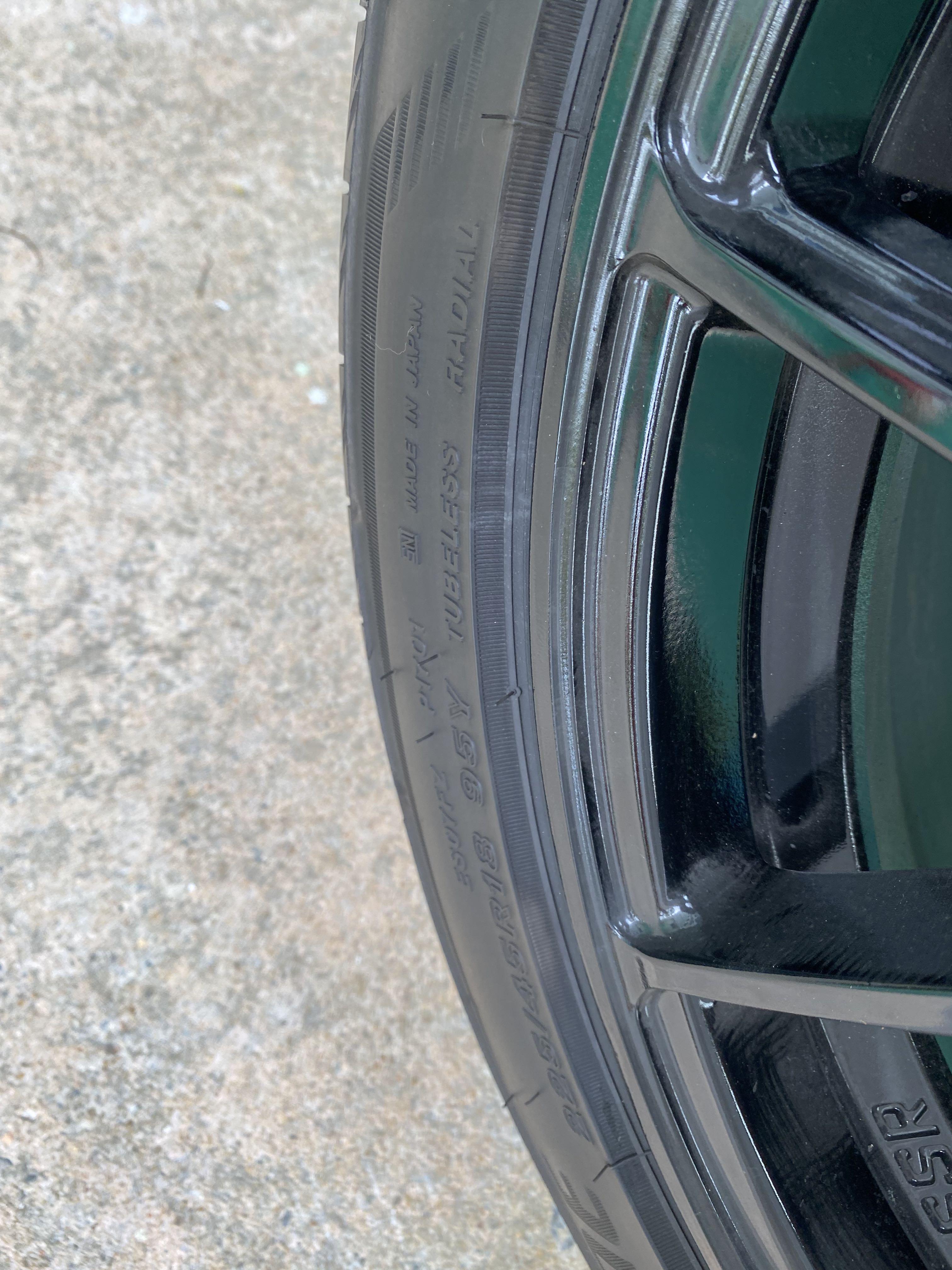 18” SSR GTX02 Sports Rim (Japan) with Bridgestone, Car Accessories