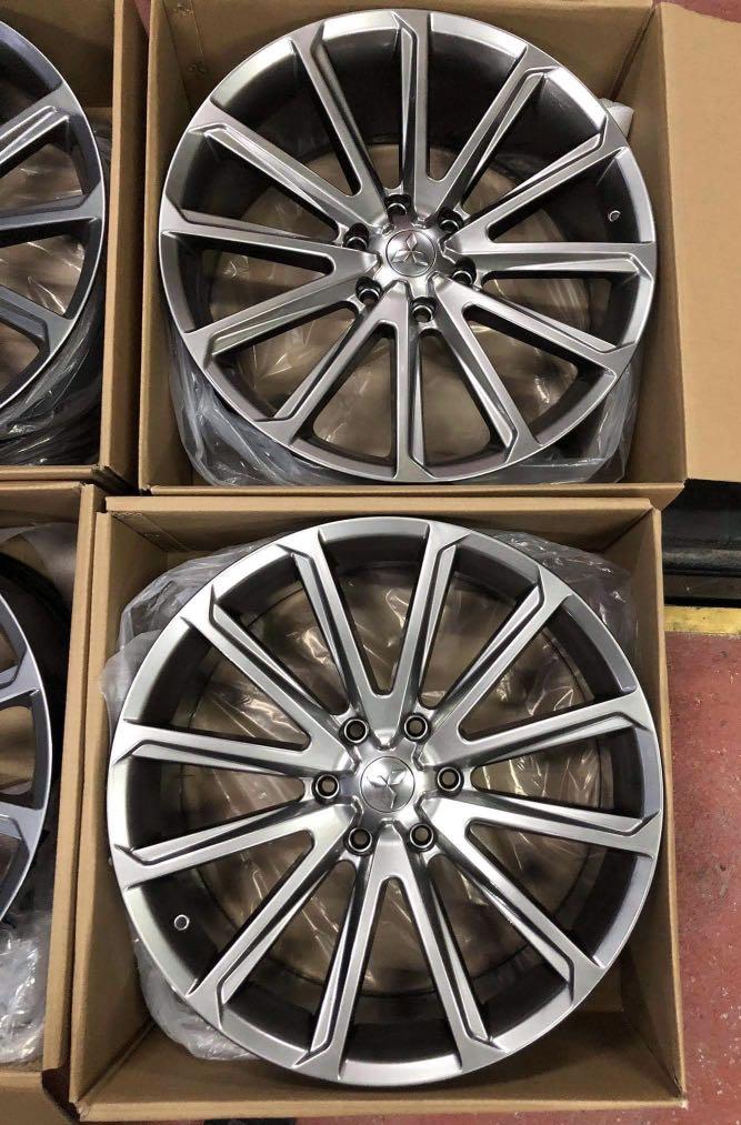 22” Mitsubishi Multispoke Strada design code 226184 Mags 6Holes pcd 139 Hyperblack bnew (Category: Mags and Tires) located in Quezon City. Submitted by mindanaotyrehaus (Listing ID 1121345221, Image 2). Description: 4pcs 22" Mitsubishi Multispoke Strada Brandnew Magwheels code 226184 6 Holes pcd 139 x9 width/ offset 40 color available: Hyperblack Sold as set 4pcs for 42,000 pesos Mags only * price may change without prior notice * fix price * Cas
