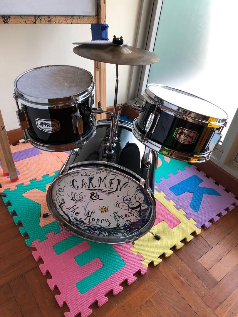Tiger 3 piece junior drum kit sales