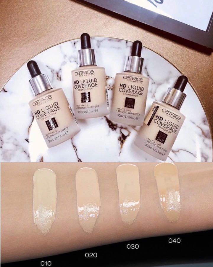 德國catrice Hd瓷肌柔焦粉底液 美容 化妝品 皮膚護理 化妝品 Carousell