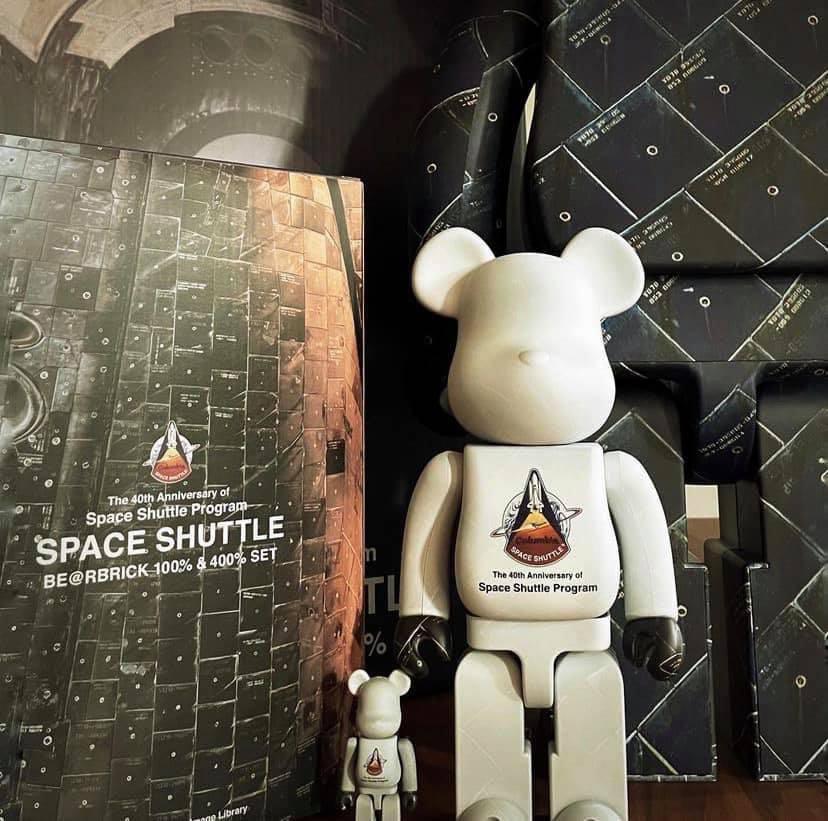 現貨Medicom Bearbrick Space Shuttle Be 100% & 400%, 興趣及遊戲