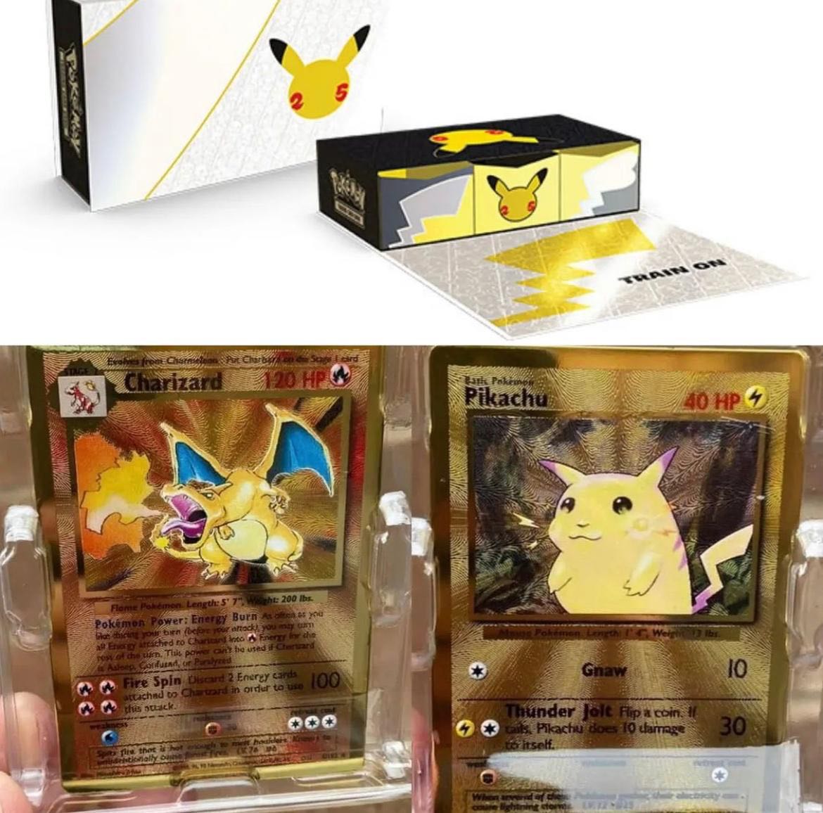 美版Pokemon 25周年Celebrations Ultra Premium Collection 黃金紀念盒