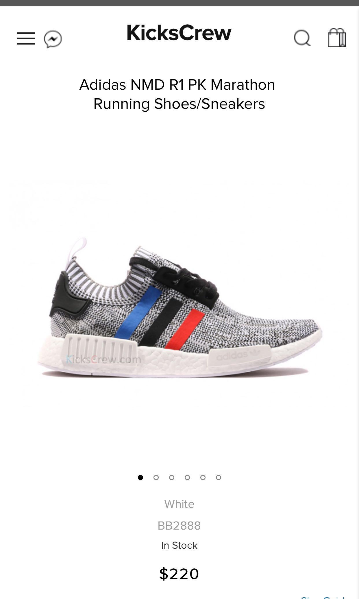 Adidas NMD R1 PK Shoes, Women's Fashion, on Carousell
