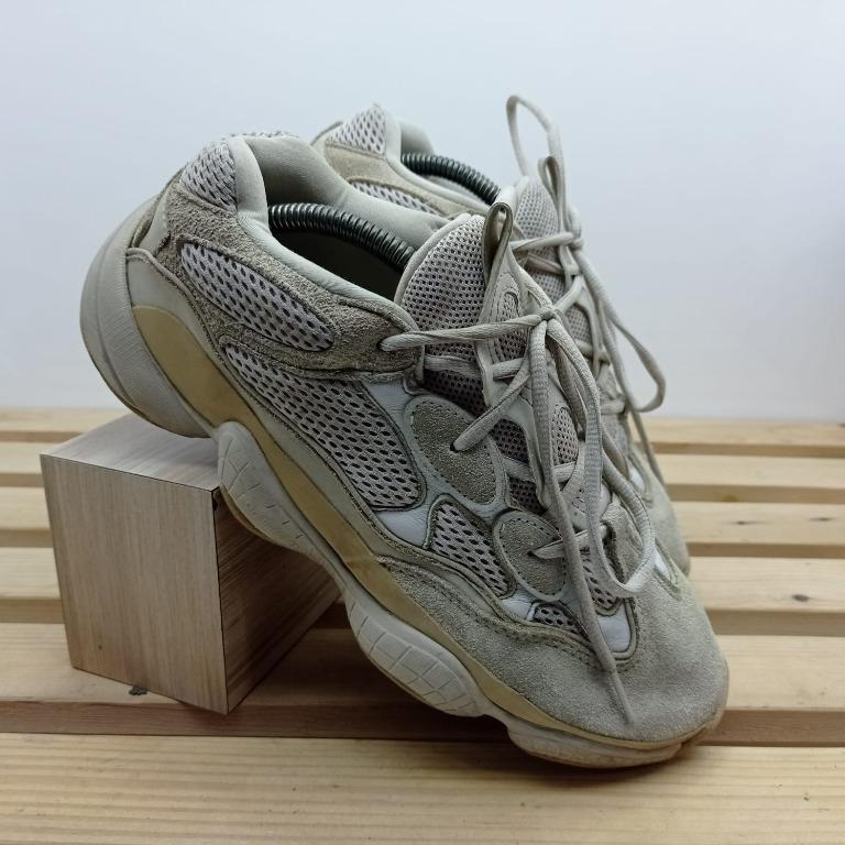 adidas Yeezy 500 Blush Desert Rat size 43.5, Fesyen Pria, Sepatu