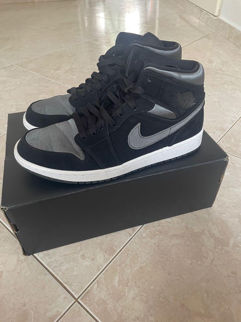 Nike air jordan 1 mid se black/anthracite-white clearance