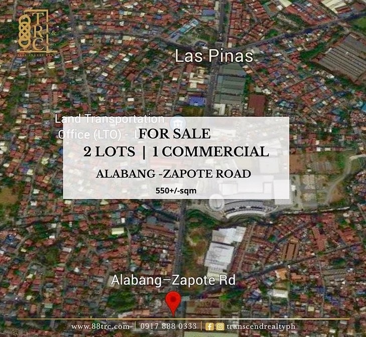 Alabang Zapote Commercial Lot for Sale, Property, For Sale, Lot on