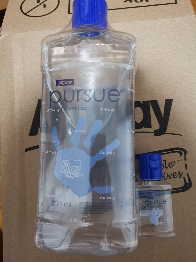 Amway Purse hand sanitizer 500ml, Furniture & Home Living, Cleaning