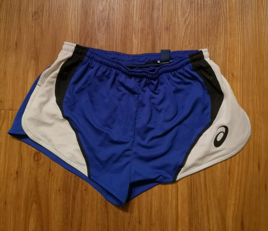 Asics Men's Retro Running Shorts Blue S, Sports, Athletic & Sports