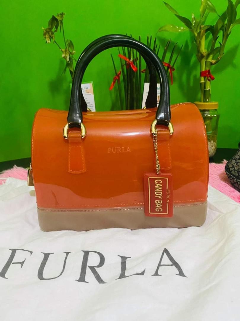 Furla candy bag best sale orange