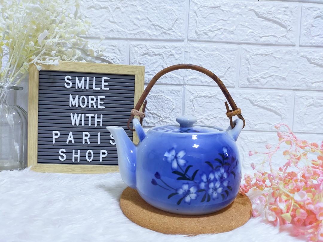 Authentic Japanese Tea Pot With Strainer, Furniture & Home Living