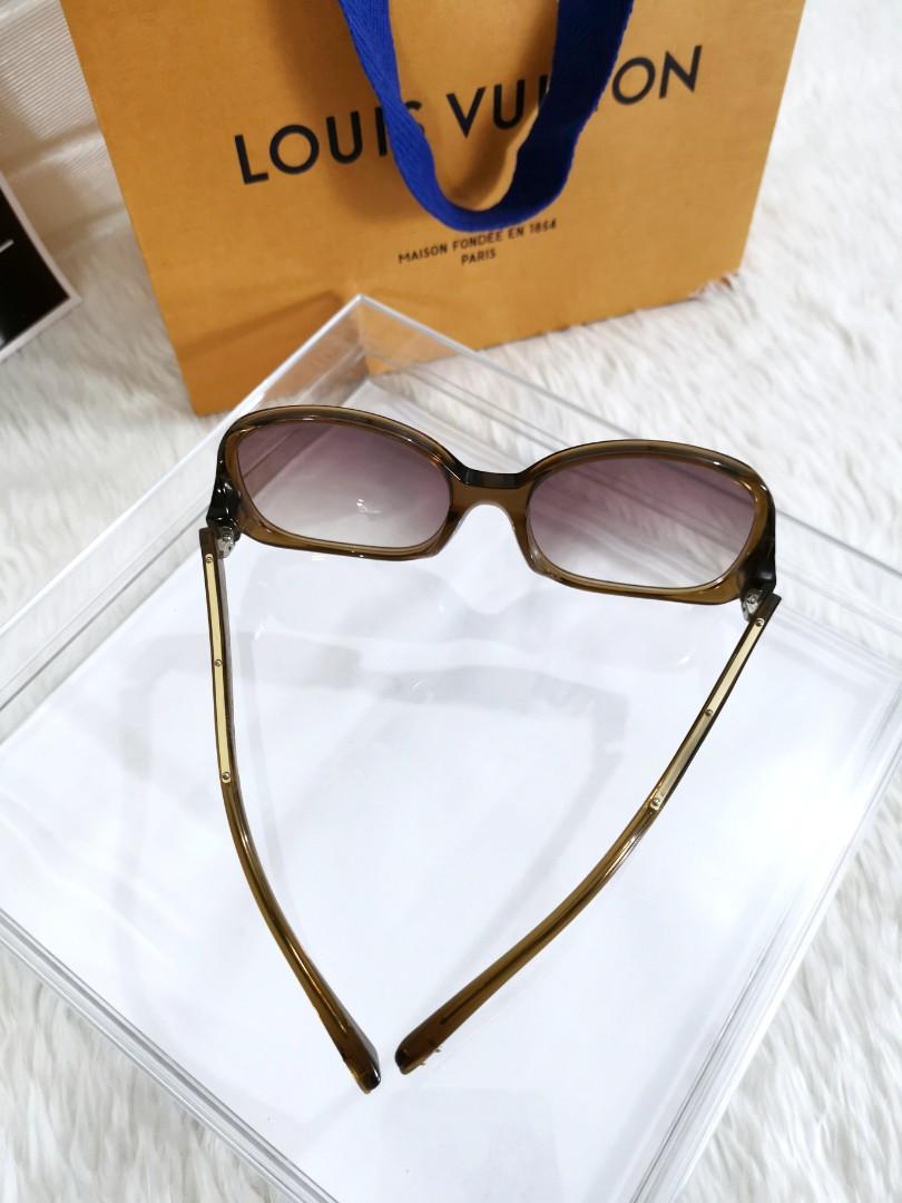 Original Louis Vuitton Women Gina Sunglasses Brown Frame Z0052RE, H2553