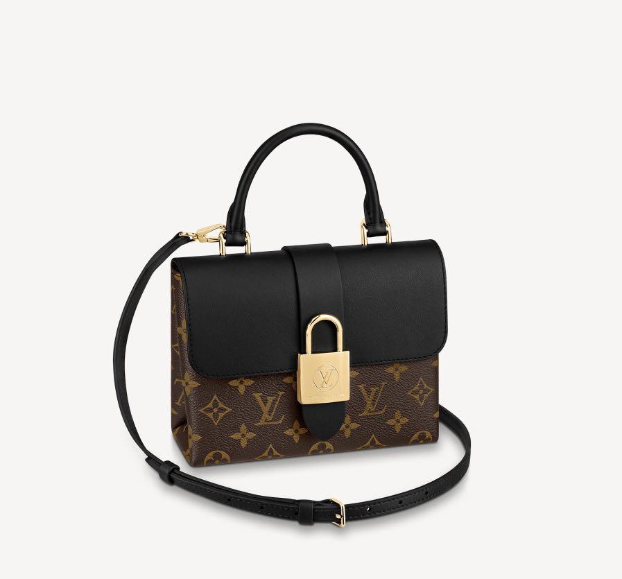 Authenticated Used LOUIS VUITTON Louis Vuitton Rocky BB monogram noir  handbag shoulder bag M44141 black brown 