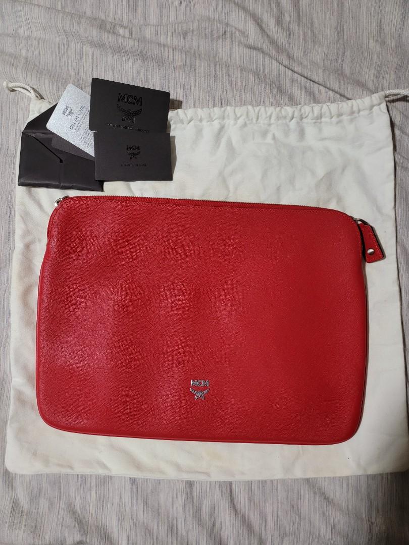 Mcm red clutch top