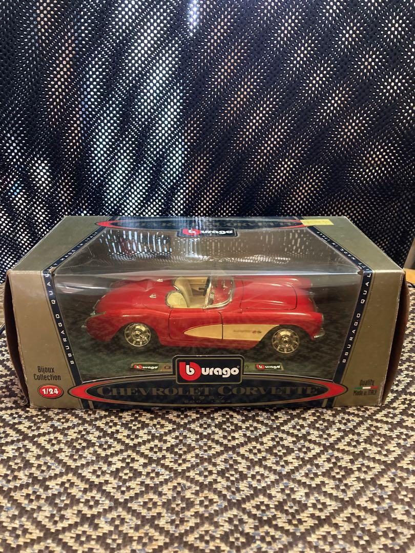 Burago Chevrolet Corvette Red Budweiser No. 4192 Die-Cast Metal