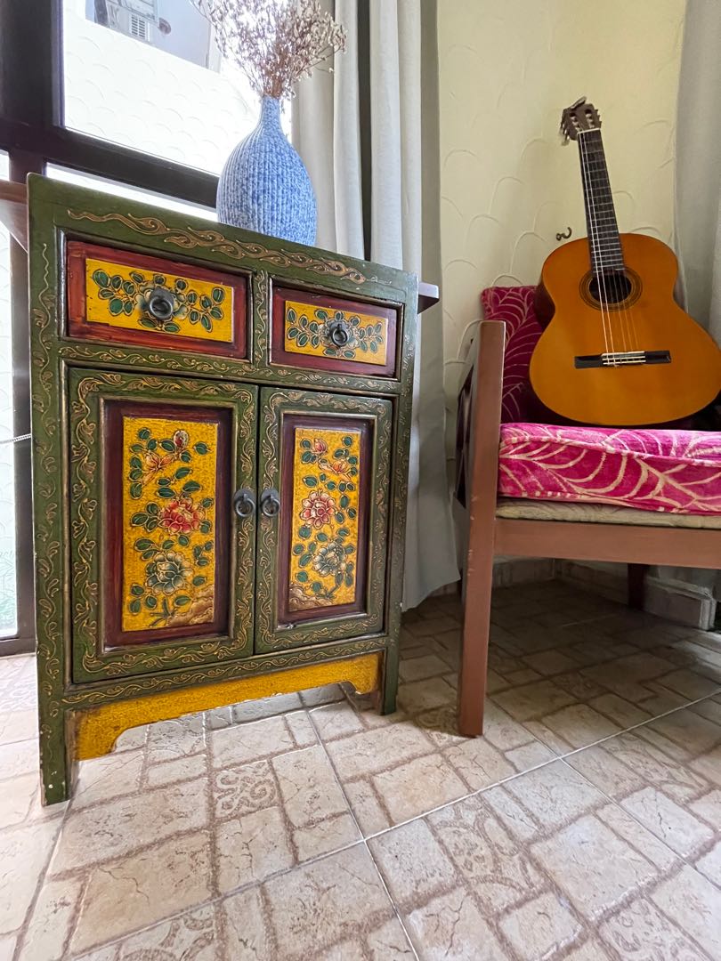 Beautiful Nepalese Side Furniture & Home Living, Furniture, Shelves, & Racks