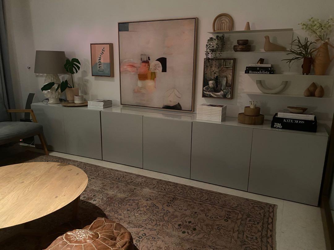 Besta Ikea units with doors and drawers (5 No in total for sale