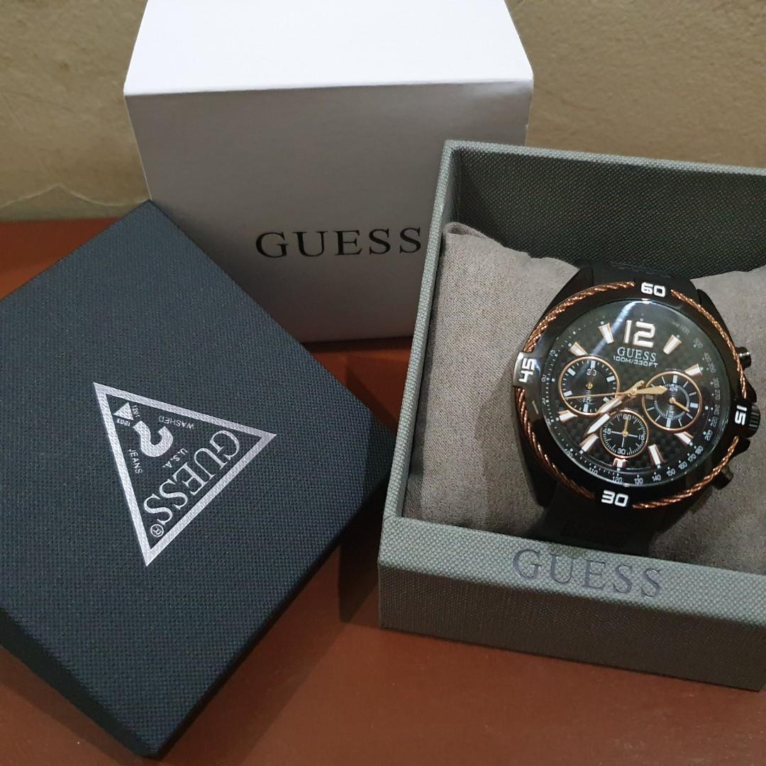 BNOB GUESS W1168G3 Fesyen Pria Jam Tangan di Carousell