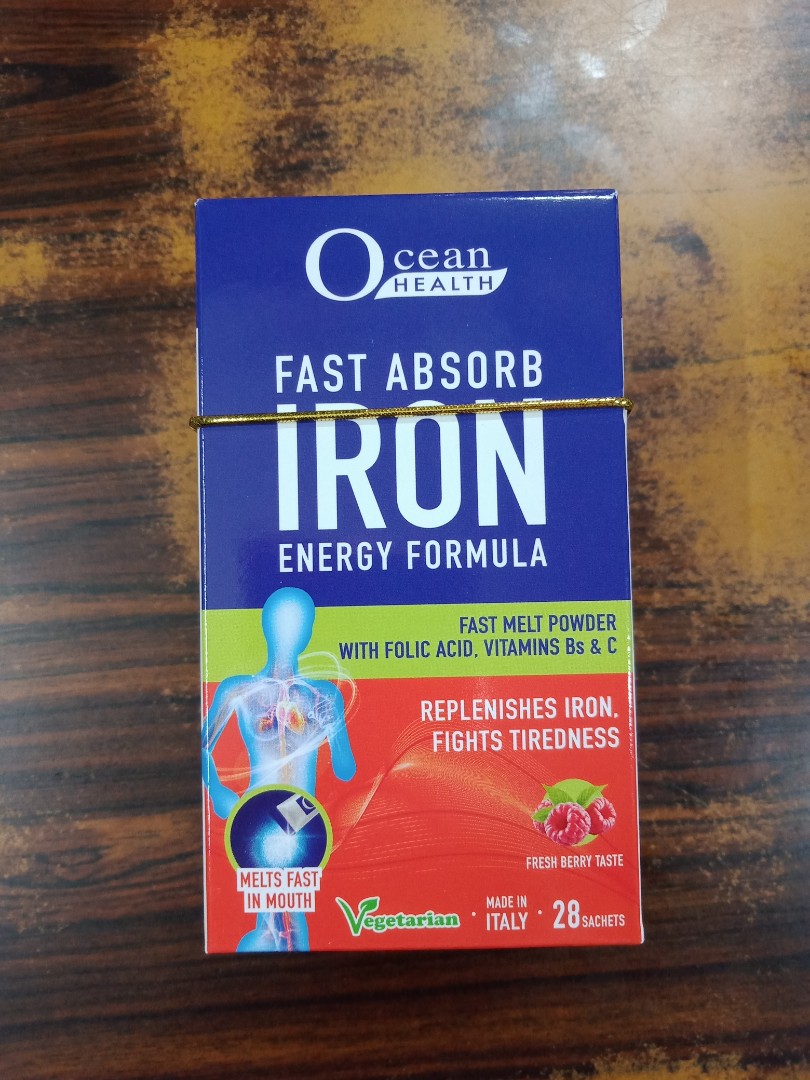 Brand New Ocean Health Fast Absorb Iron Energy Formula, Everything Else