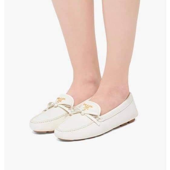 Prada moccasins womens sales