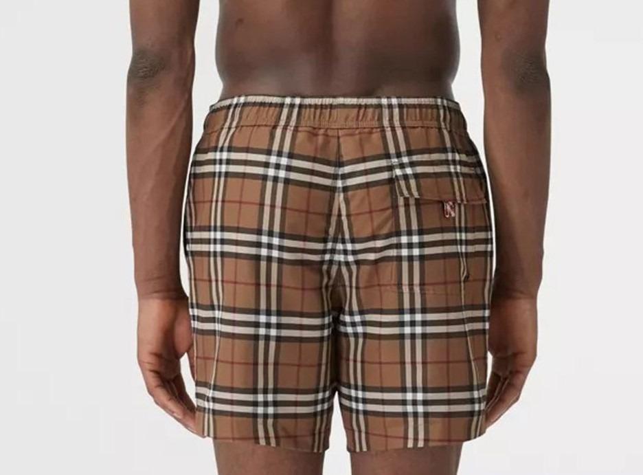 Burberry FW21 Brown Check Swim Shorts XS XXL