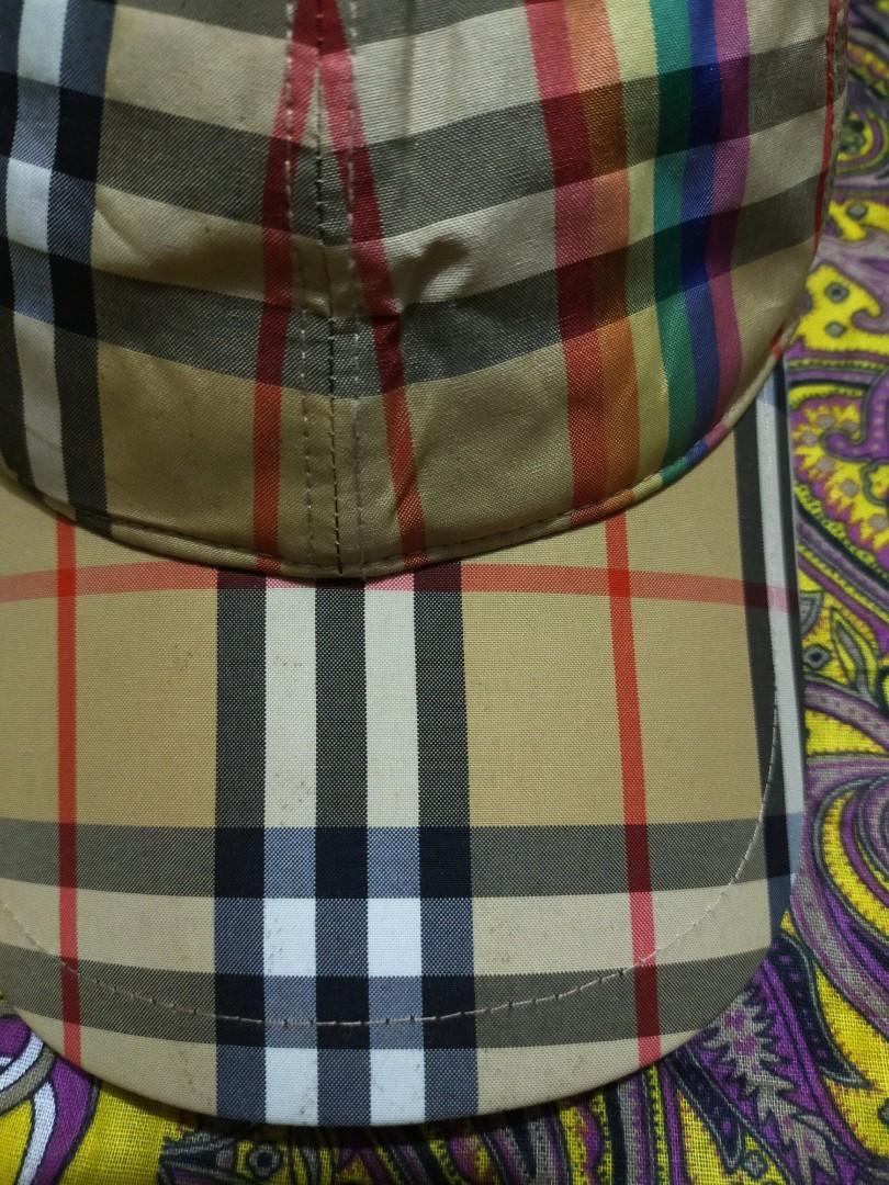 Burberry cap rainbow 激レア-