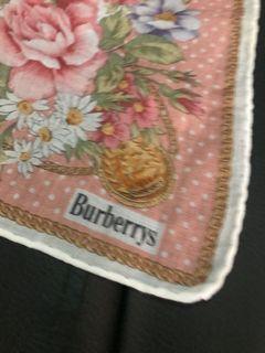 Burberrys Floral Handkerchief