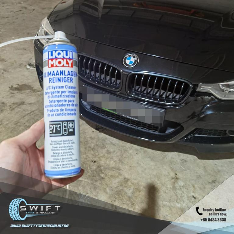 Car Aircon Servicing Gas and Oil Flush and Top up Liqui Moly Aircon
