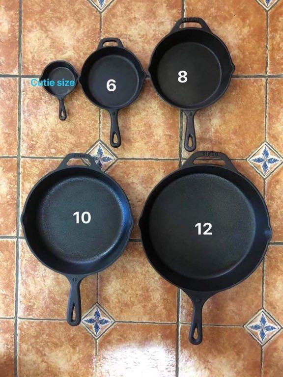 ON-HAND CAST IRON SKILLETS (Category: Cookware & Accessories) located in Quezon City. Submitted by decluttering.doc (Listing ID 1121178891, Image 1). Description: starts at 500 pesos good quality cast iron skillets from cebu inquire for details :).